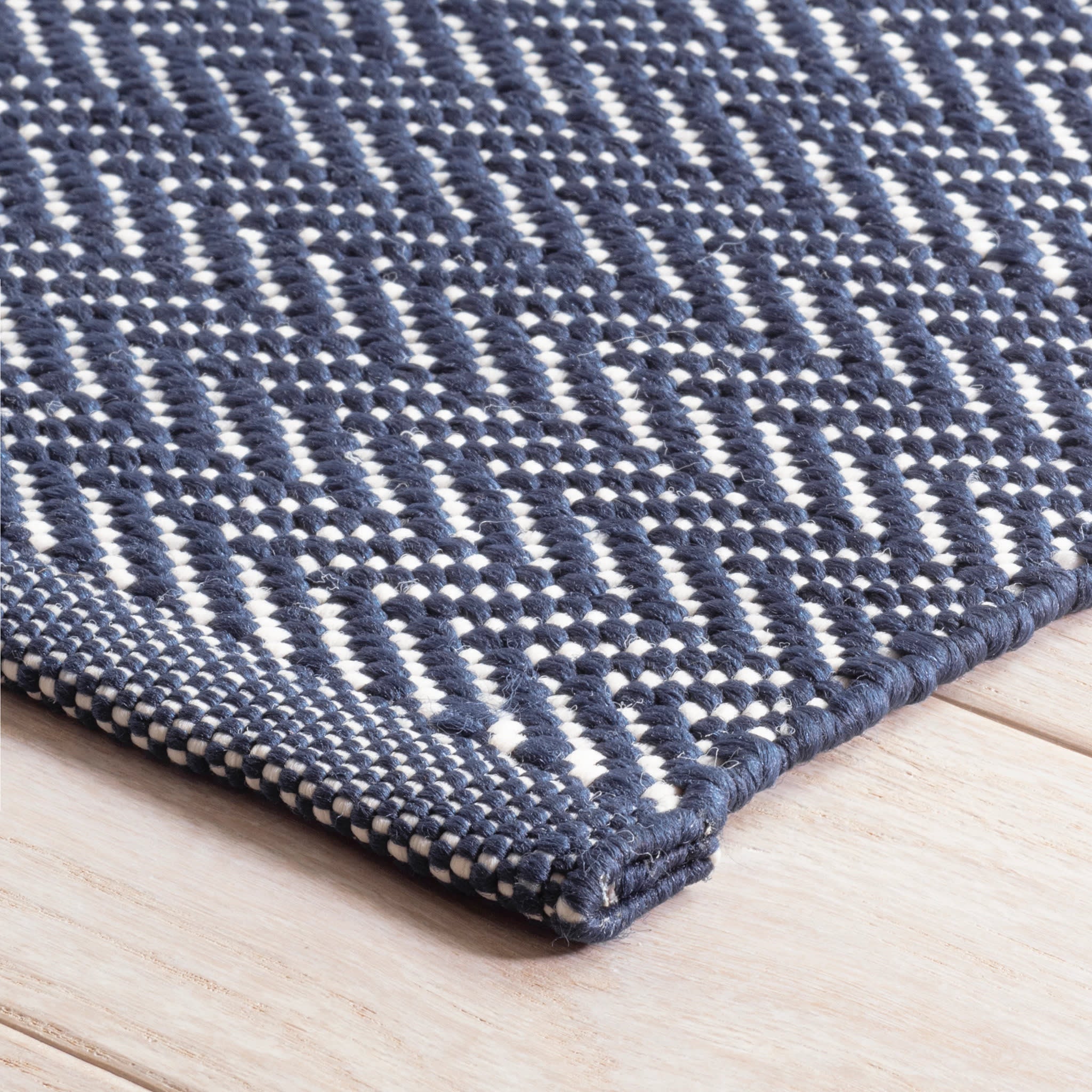 herringbone handwoven indoor/outdoor rug | navy/ivory herringbone handwoven indoor/outdoor rug | navy/ivory