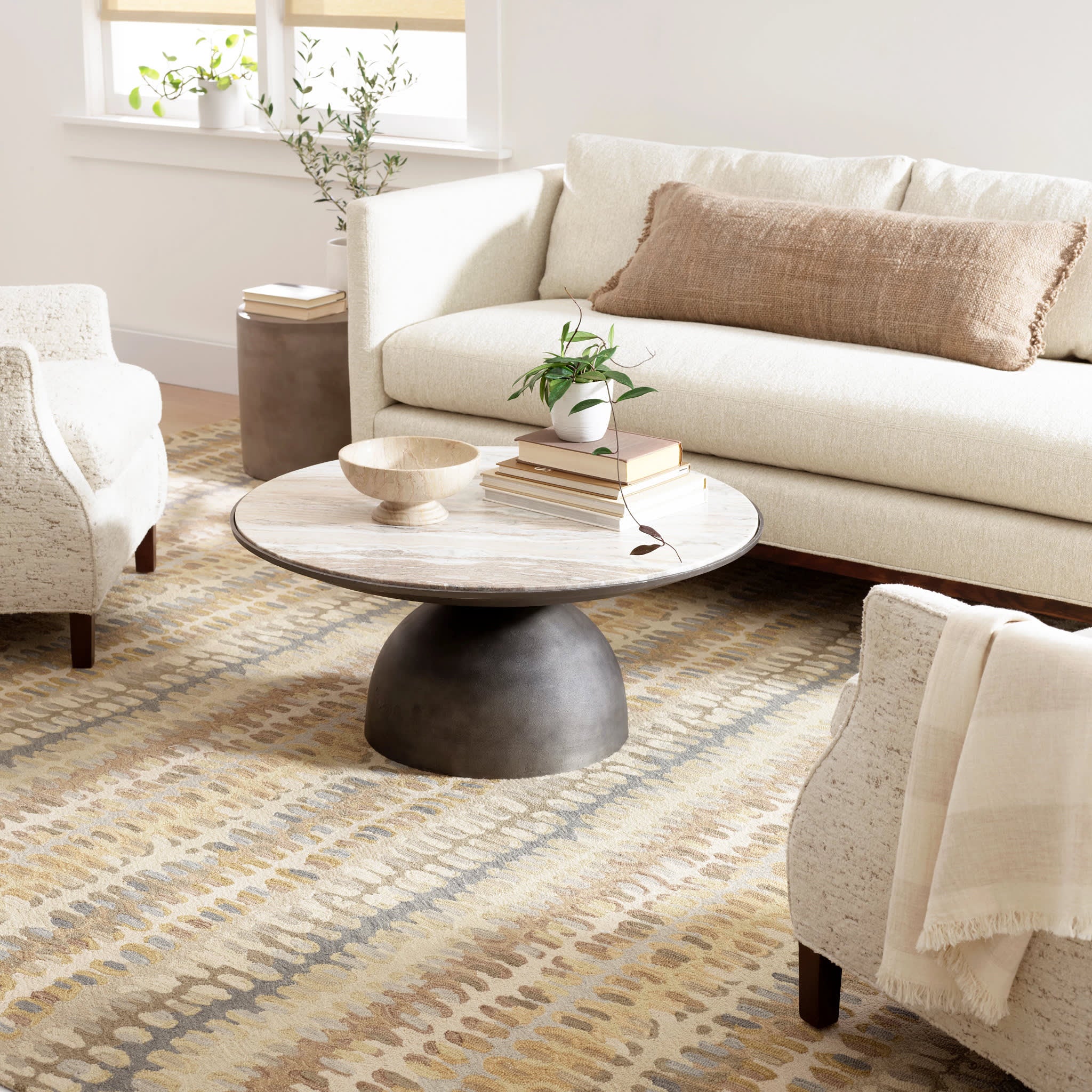 paint chip hand micro hooked wool rug | natural paint chip hand micro hooked wool rug | natural