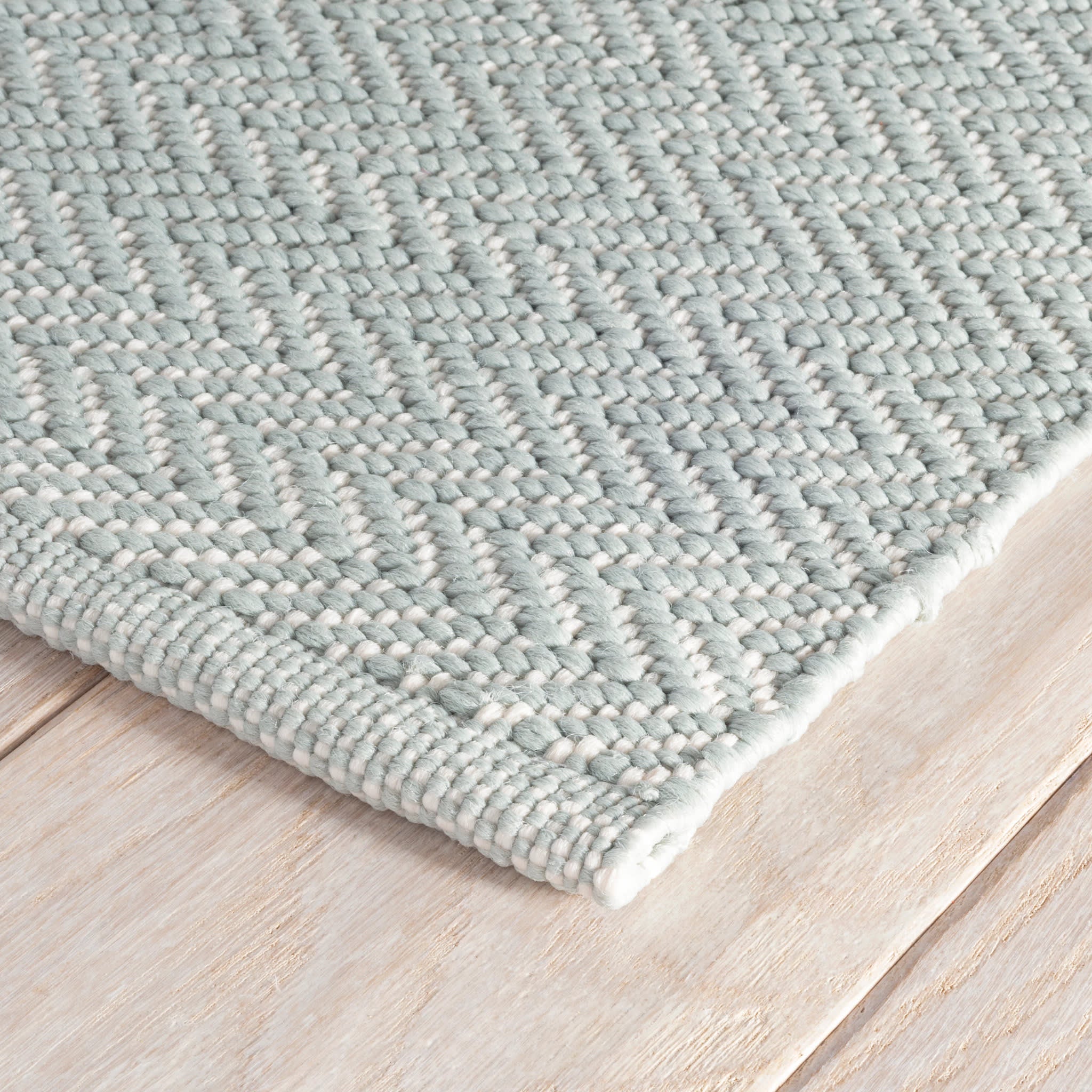 herringbone handwoven indoor/outdoor rug | light blue/ivory herringbone handwoven indoor/outdoor rug | light blue/ivory