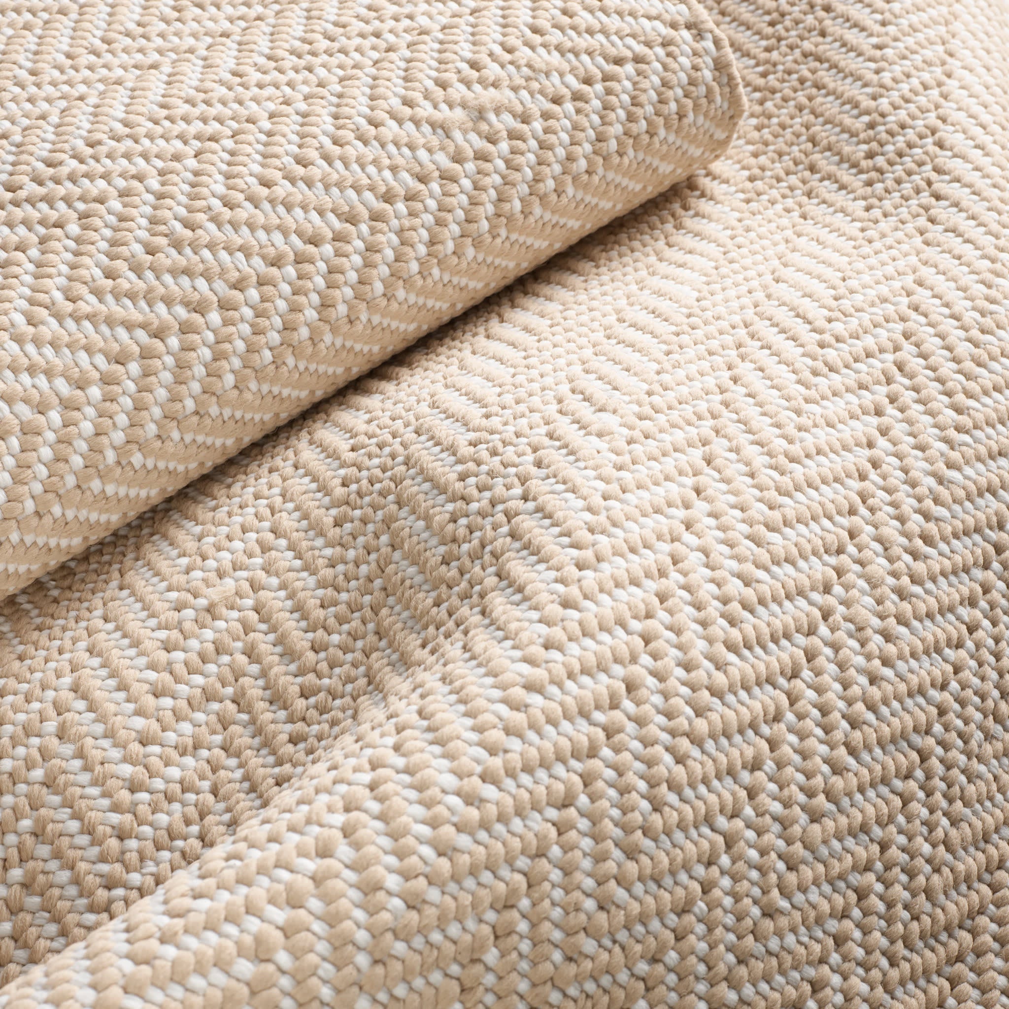 herringbone handwoven indoor/outdoor rug | linen/white herringbone handwoven indoor/outdoor rug | linen/white