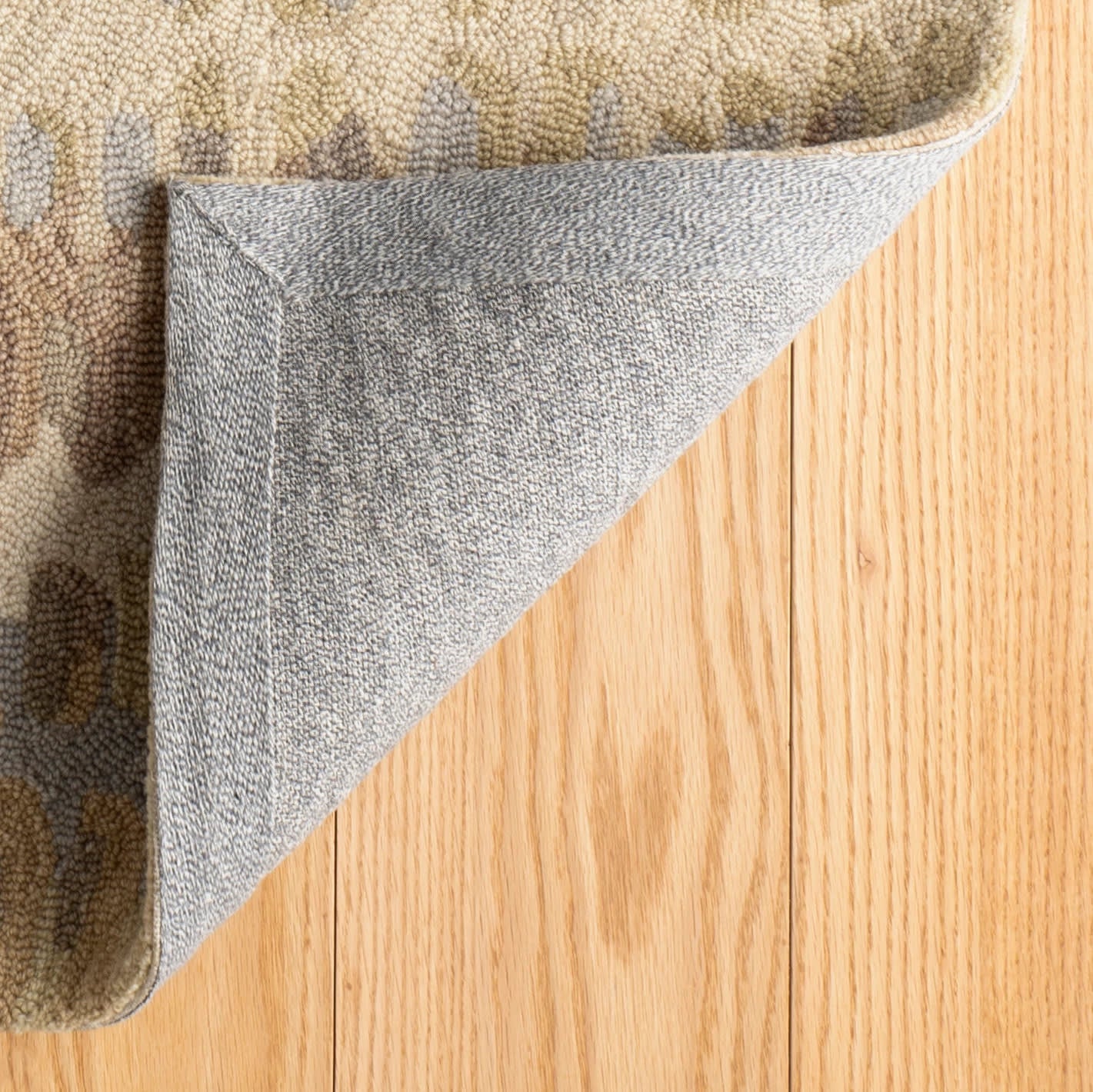 paint chip hand micro hooked wool rug | natural paint chip hand micro hooked wool rug | natural