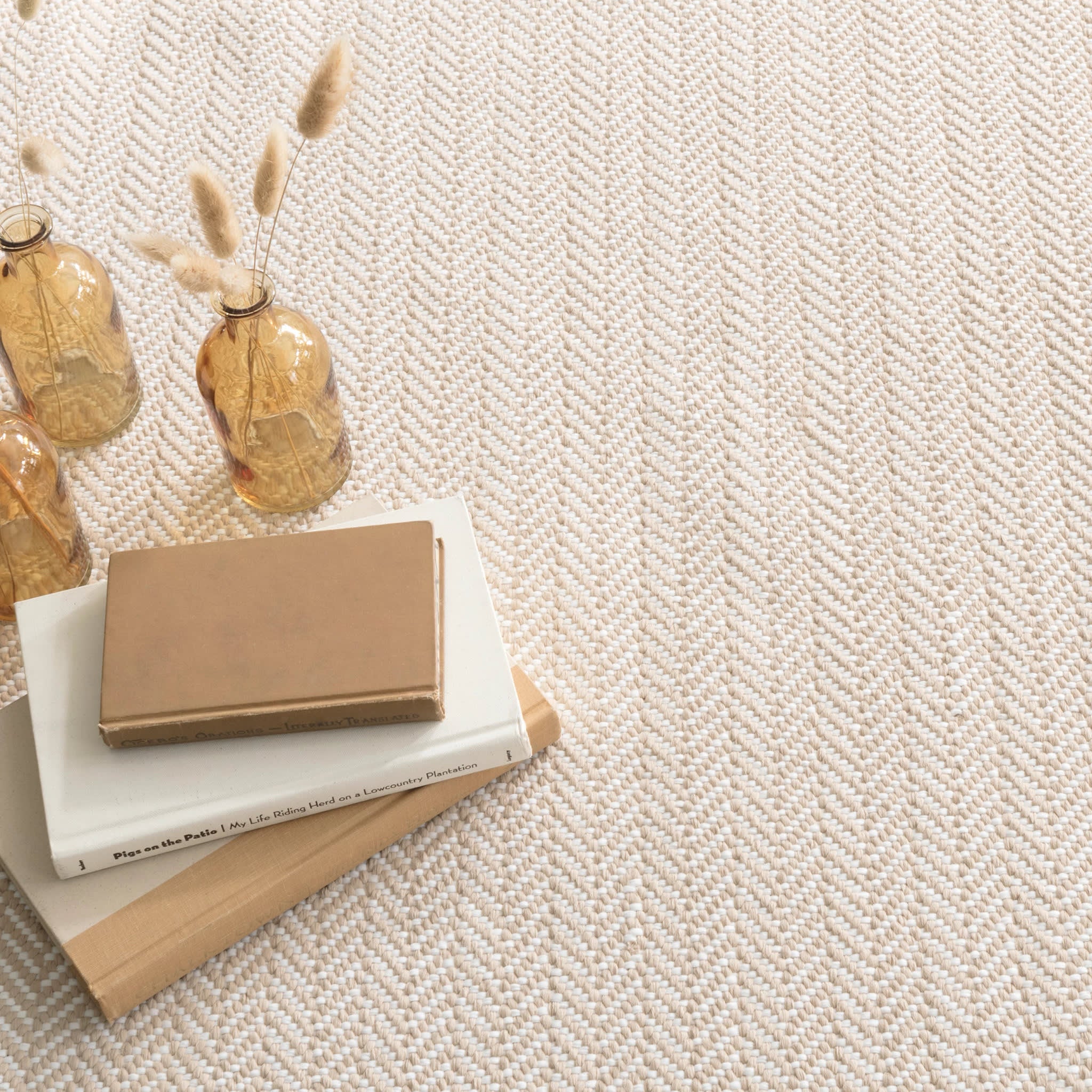 herringbone handwoven indoor/outdoor rug | linen/white herringbone handwoven indoor/outdoor rug | linen/white