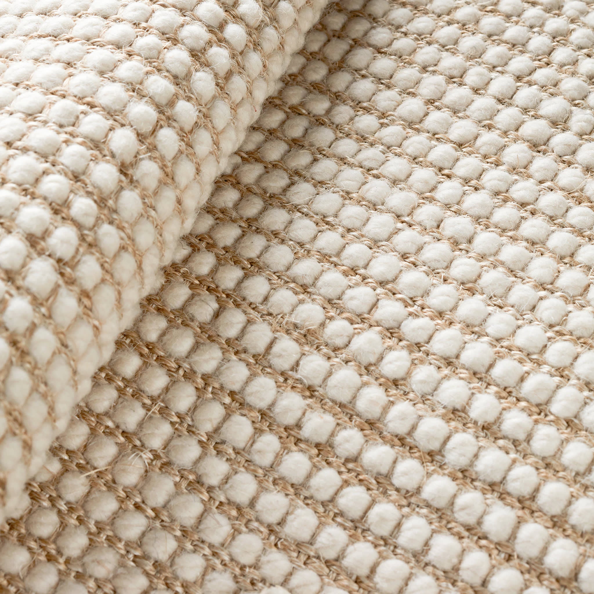 pixel woven sisal/wool rug | wheat pixel woven sisal/wool rug | wheat