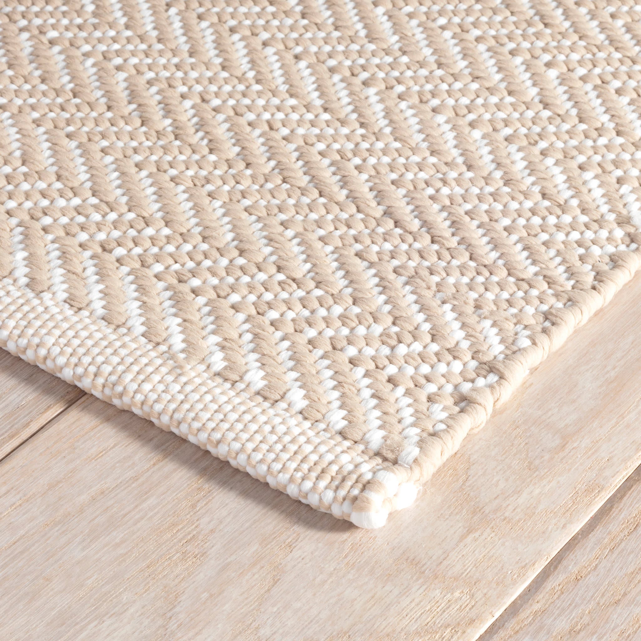 herringbone handwoven indoor/outdoor rug | linen/white herringbone handwoven indoor/outdoor rug | linen/white