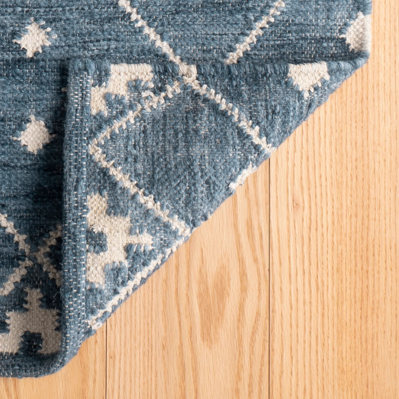 kota handwoven wool rug | indigo kota handwoven wool rug | indigo