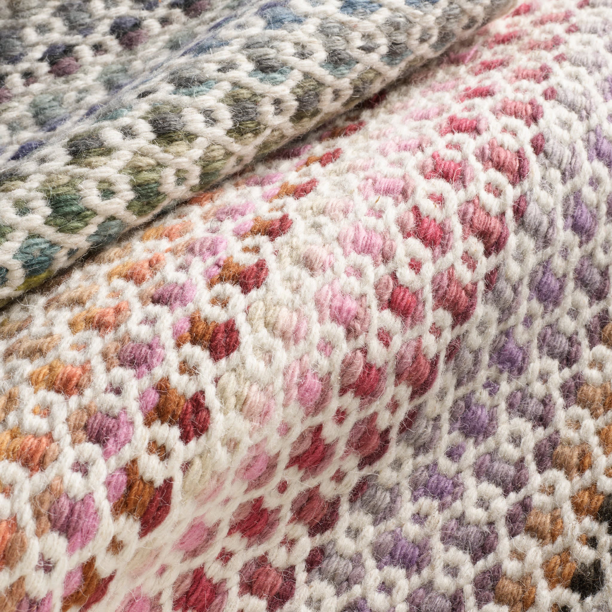 poppy handwoven wool rug | multi poppy handwoven wool rug | multi