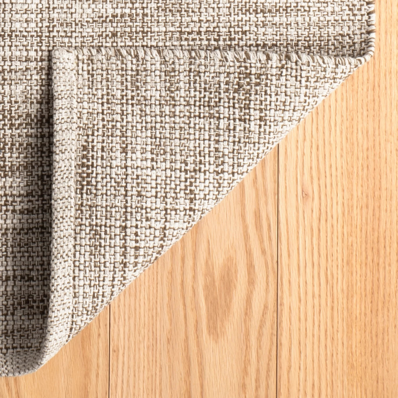 marled handwoven cotton rug | brown marled handwoven cotton rug | brown