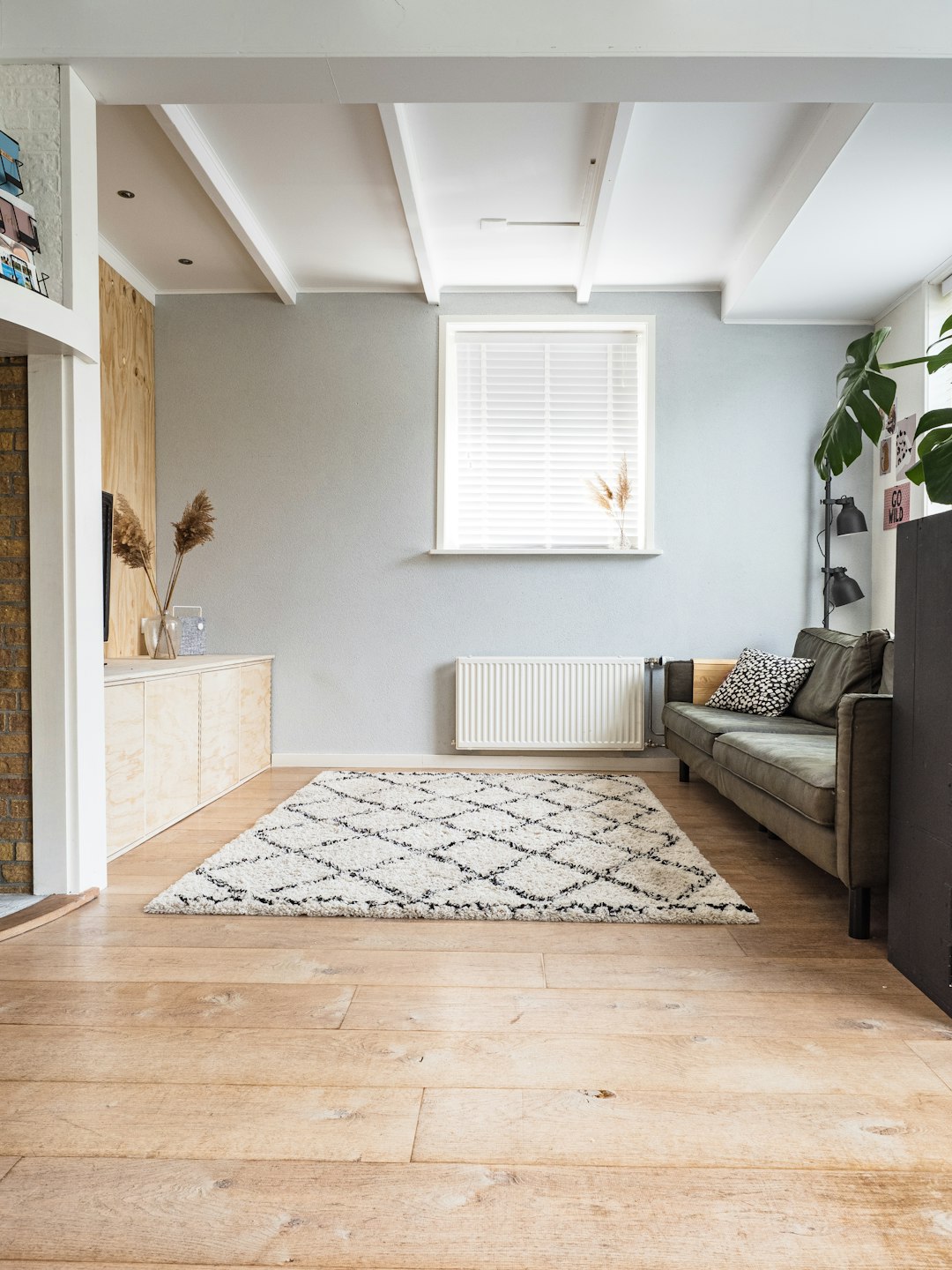 About We love the way our tv room played out. Its bright, clean and one of a kind with our own made tv dresser.
